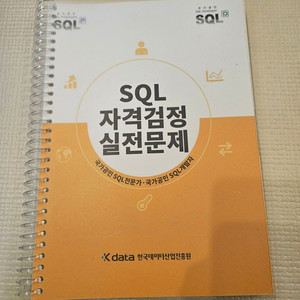 SQL 개발자 노랭이 스프링제본 새책