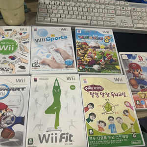 닌텐도 wii 게임타이틀 CD (마리오파티,두뇌교실등)