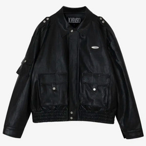 보헴서 LEATHER BOMBER JUMPER