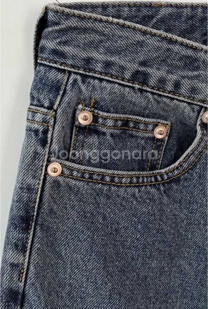 (새상품)이슈넘버 3.48 deep blue jeans--4