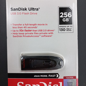 샌디스크 USB3.0 메모리 256G