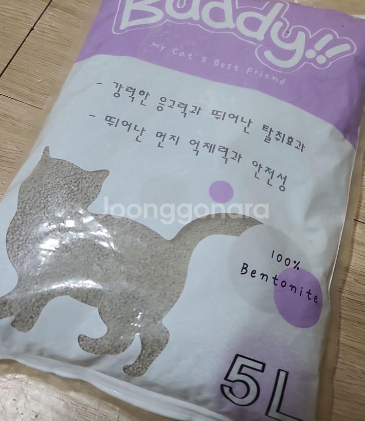Buddy5L 고양이 소변응고 모래--2