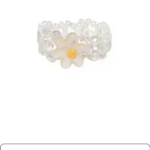 SWINGSET Egg flower beads ring