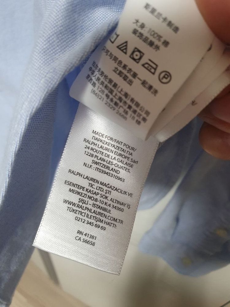 정품 폴로 랄프로렌 셔츠 ( M )--4