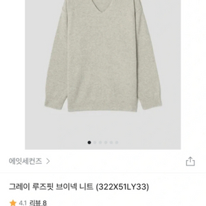 에잇세컨즈 니트 2개 일괄