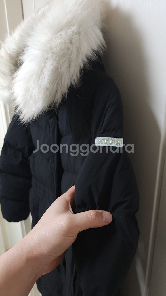 네파 구스 롱패딩 155호--1