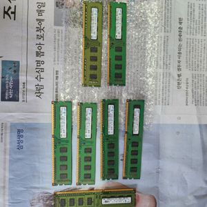 데스크탑용 삼성 램 DDR3 4기가 2개/ 2기가 4개