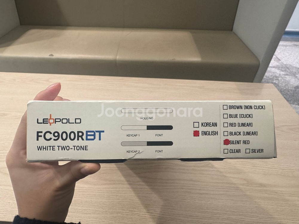 레오폴드 FC900BRT PD 화이트 투톤 저소음저축--7