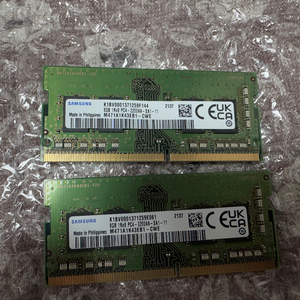 노트북 램(메모리) DDR4 3200hz 8GB * 2