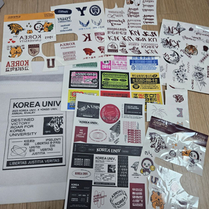 고대 비매품 굿즈 고연전 굿즈 타투스티커