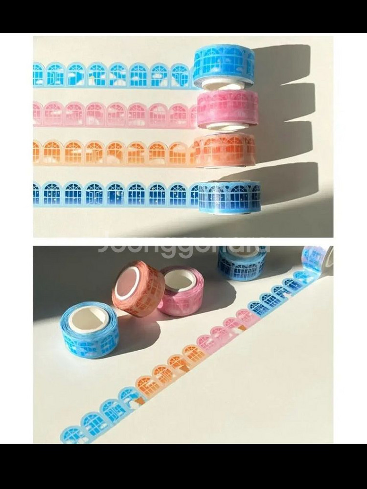 원가띵 창밖의 풍경 페인트스튜디오 마테컷 마스킹테이프--1