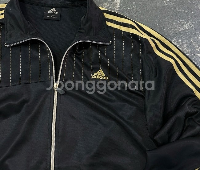 아디다스 금장 블랙골드 트랙탑 져지집업 105/XL--1