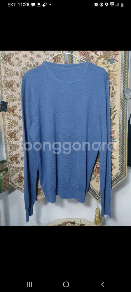 M 더맨스스토리 울 캐시미어 니트 상태A--1