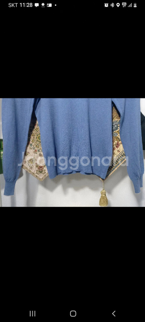 M 더맨스스토리 울 캐시미어 니트 상태A--2