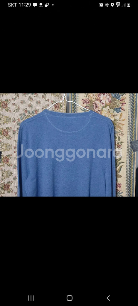 M 더맨스스토리 울 캐시미어 니트 상태A--5