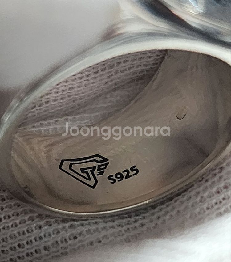 은수공예 남성용 은반지 (925은)--3