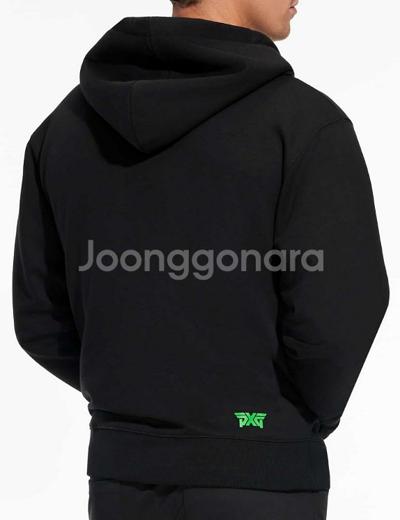 PXG 남성 골프웨어 알로하 후드티 블랙 M--1