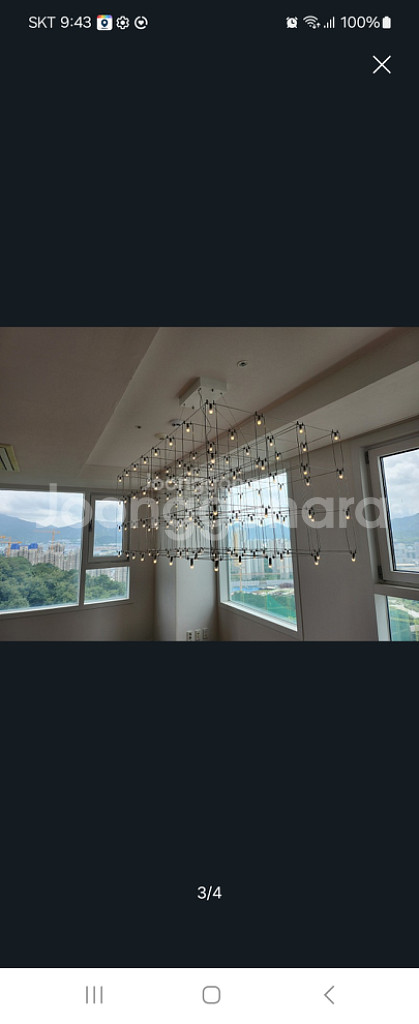 식탁조명 샹들리에--2