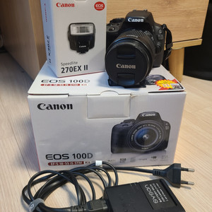 캐논 EOS 100D 18-55 Kit 박스풀세트 등