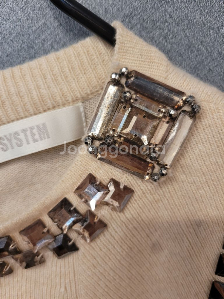 한섬시스템 민소매 니트원피스--3