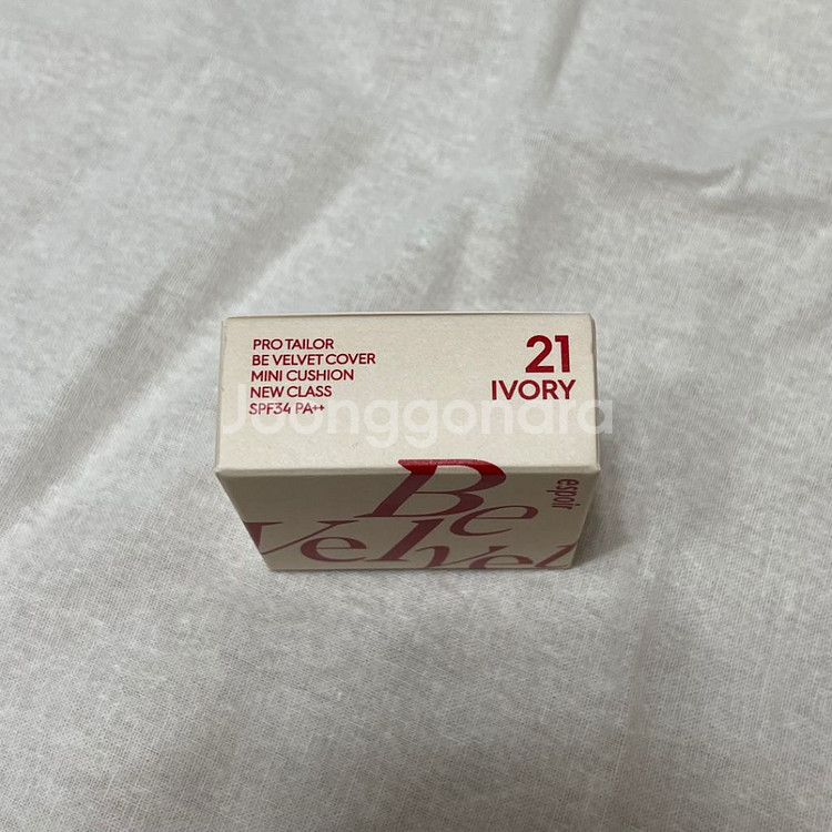 에스쁘아 비벨벳 미니 쿠션 뉴클래스 21 아이보리--1