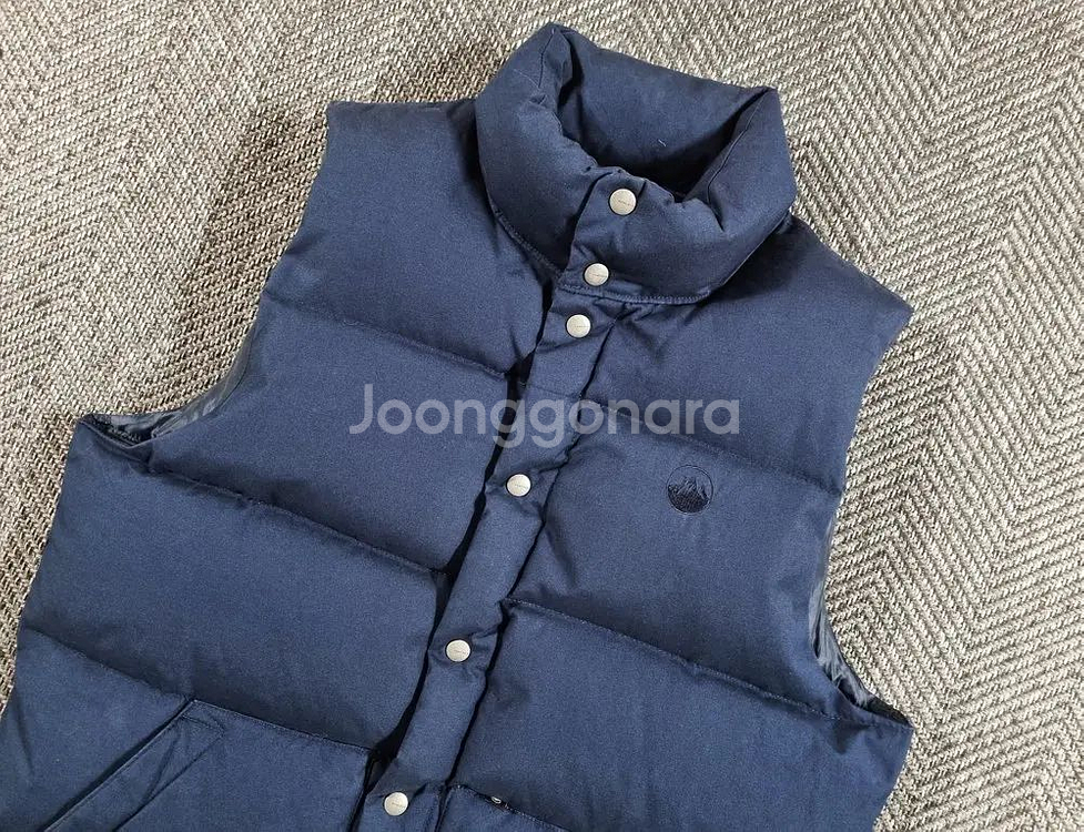 펜필드 네이비 다운 베스트 패딩조끼--2