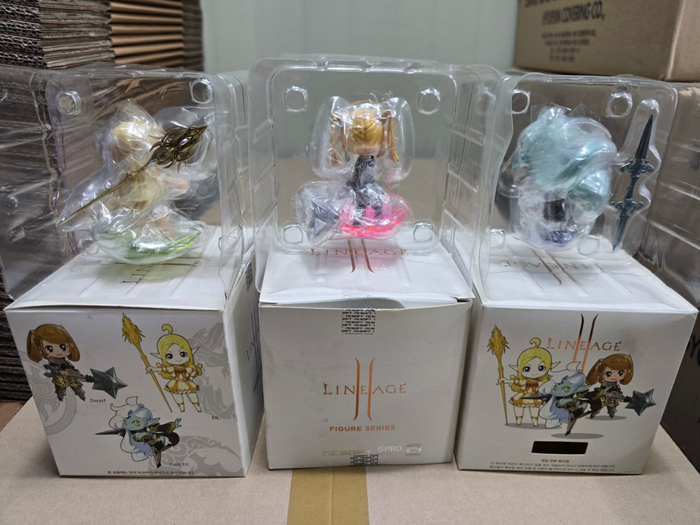 리니지2 아가시온 마스터즈 피규어 3종--1