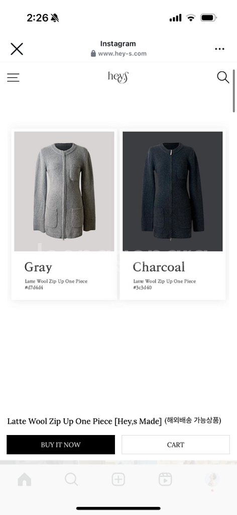 헤이에스메이드 Latte Wool Zip Up One--2