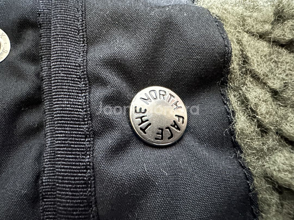 (M)노스페이스 퍼플라벨 울 보아 후리스 카키--5