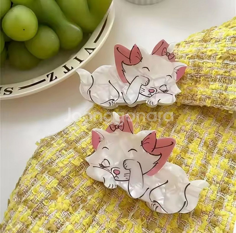 아리스토캣 마리캣 헤어집게 머리집게 헤어핀 머리핀--4