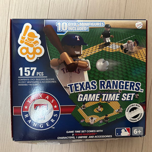 texas rangers game time set 피규