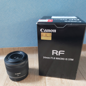 캐논 광각렌즈 RF24mm F1.8 판매합니다!