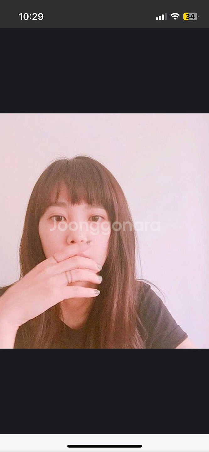 페르테 루메 블랙 링 14k(수지,손나은 반지)--2