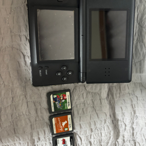 닌텐도 ds lite 펜+케이스+칩 3개+충전기