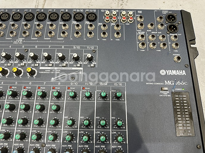 Yamaha 16채널 오디오 믹서 MG166C--4