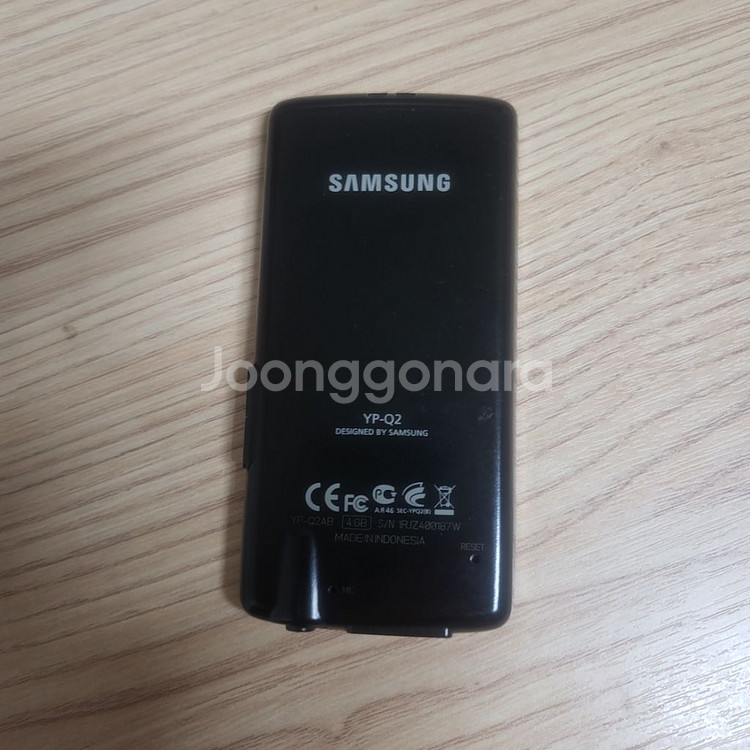 삼성 YEPP YP-Q2 MP3 플레이어 팝니다!--1