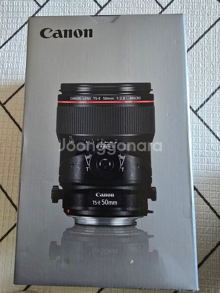 캐논 TS-E 50mm f/2.8L Macro렌즈 풀박--2
