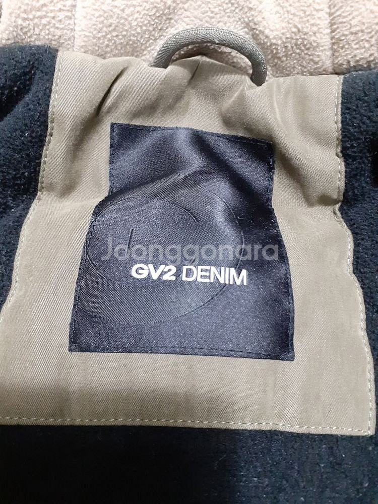 GV2 DENIM 겨울용 후드 점퍼 L 사이즈--1