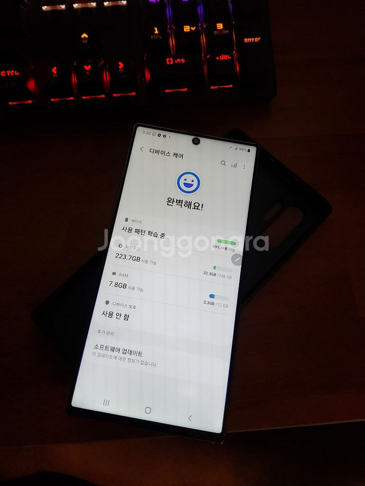 노트10플러스 듀얼유심 12램 256g--3