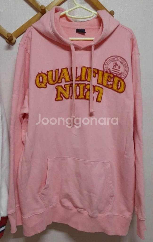 아디다스 NII 105~110 기모 등 니트 후드티셔츠--5
