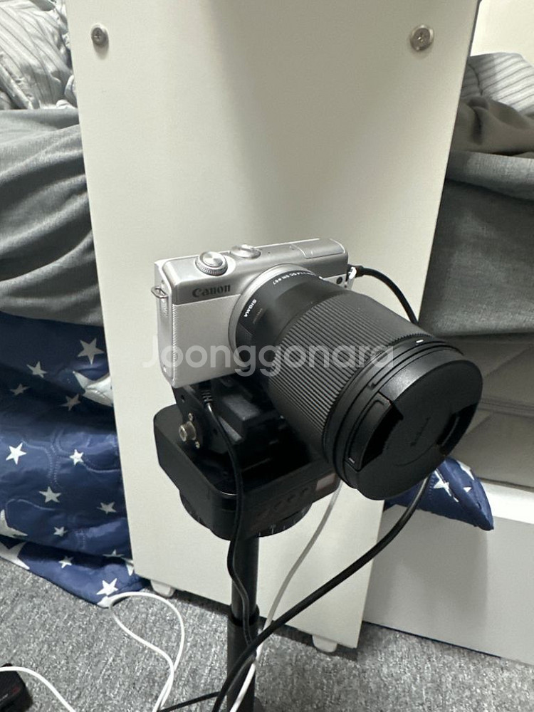 캐논 m200 + 시그마 f1.4 여캠렌즈 + 캡쳐보드--1