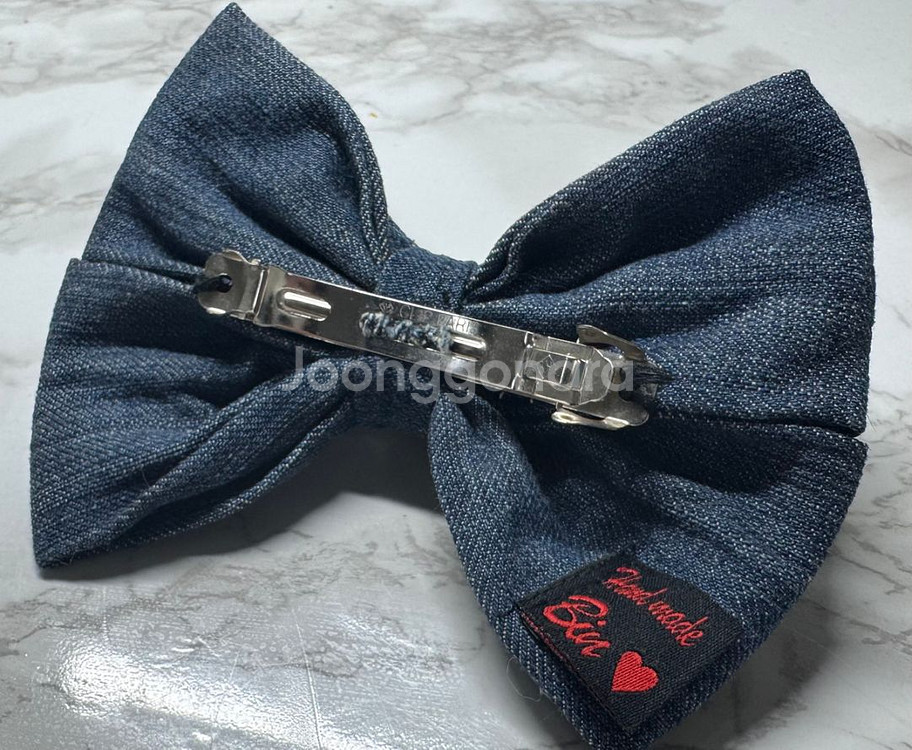 이 세상에 단 하나뿐인 수제 데님 머리핀!--3