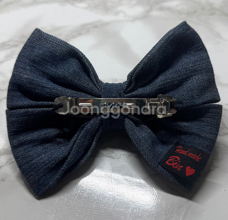 이 세상에 단 하나뿐인 수제 데님 머리핀!--2