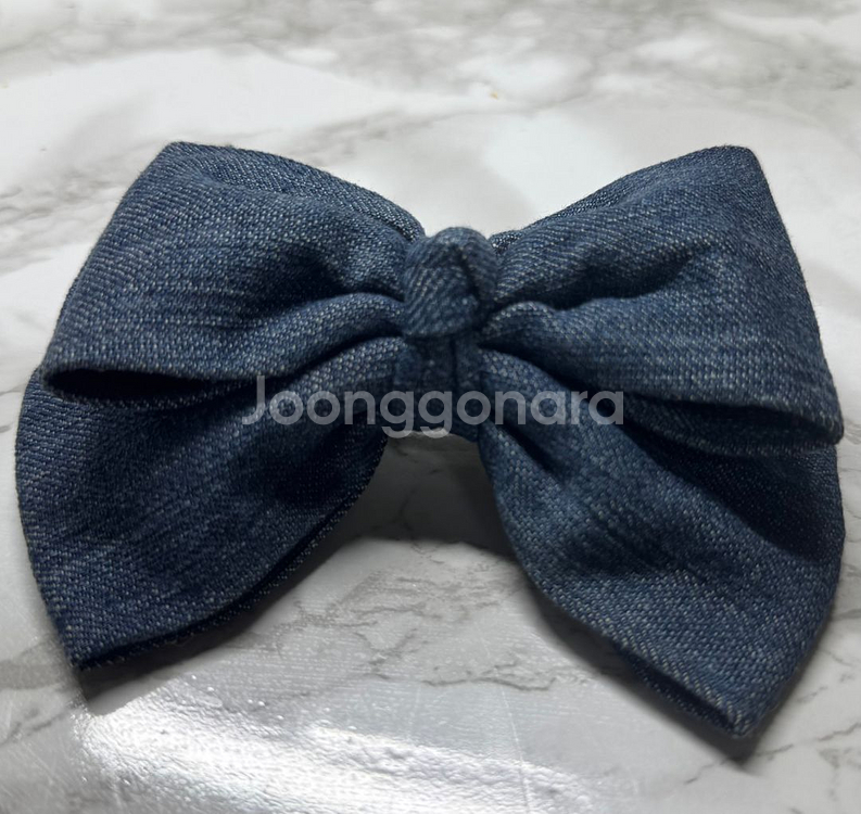 이 세상에 단 하나뿐인 수제 데님 머리핀!--1