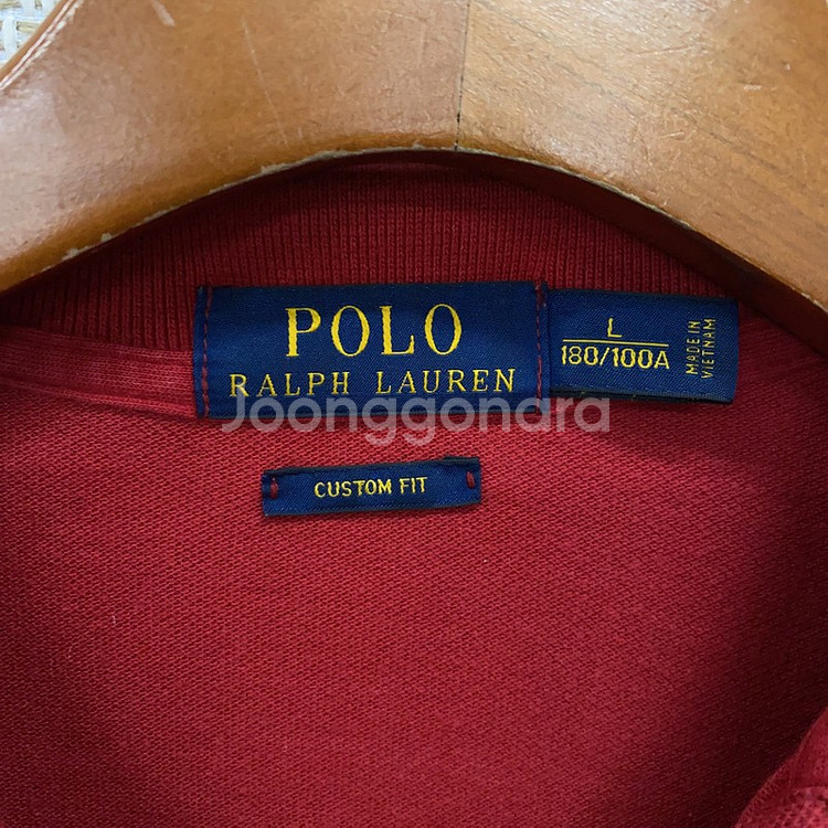 폴로 랄프로렌 커스텀핏 긴팔 카라티 100 A07728--2