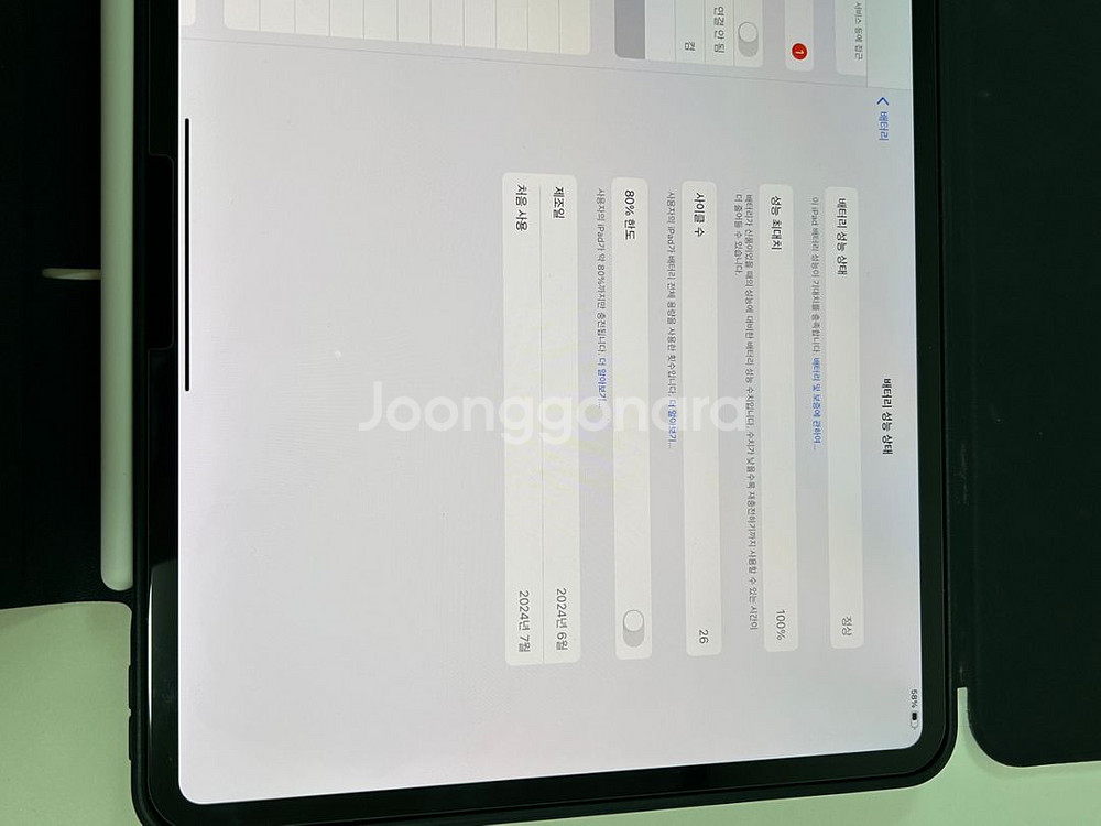 아이패드 프로 7세대 M4 , 애플팬슬 프로--2