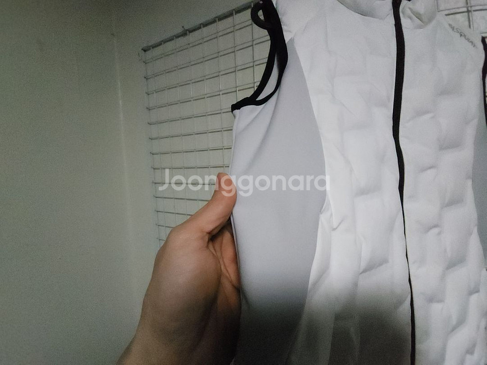 (새상품)장미셀바스키아기능성구스패딩조끼(여95)--8