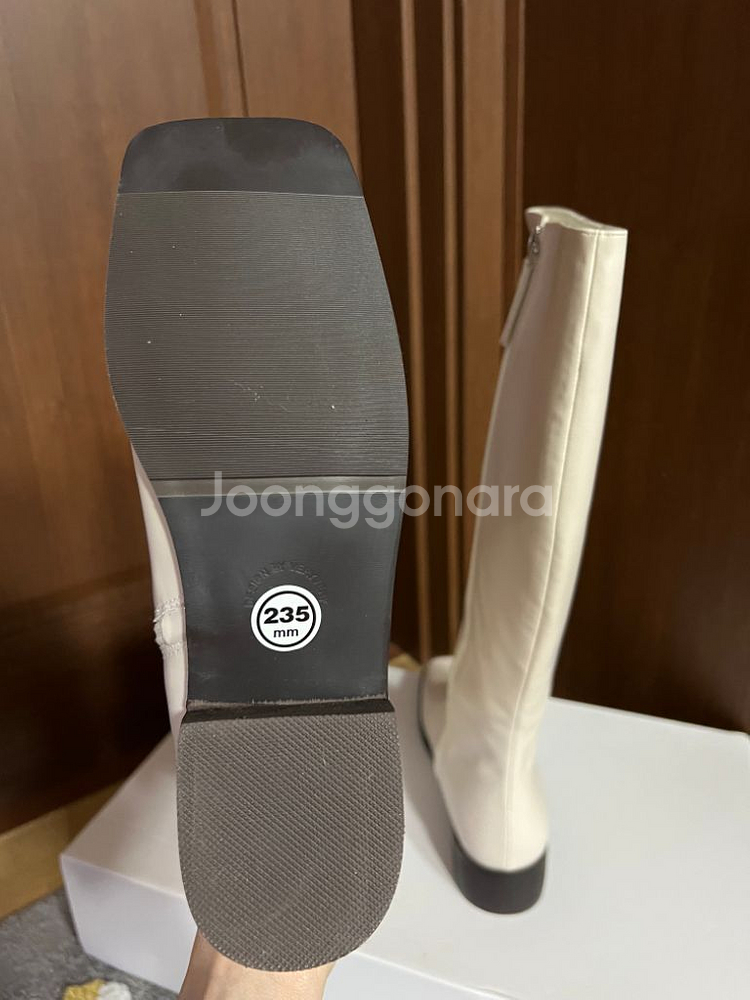 [새상품] 롱부츠 스퀘어코 사각코 235--2