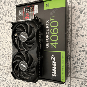 MSI 지포스 RTX 4060Ti 벤투스 2X 16기가