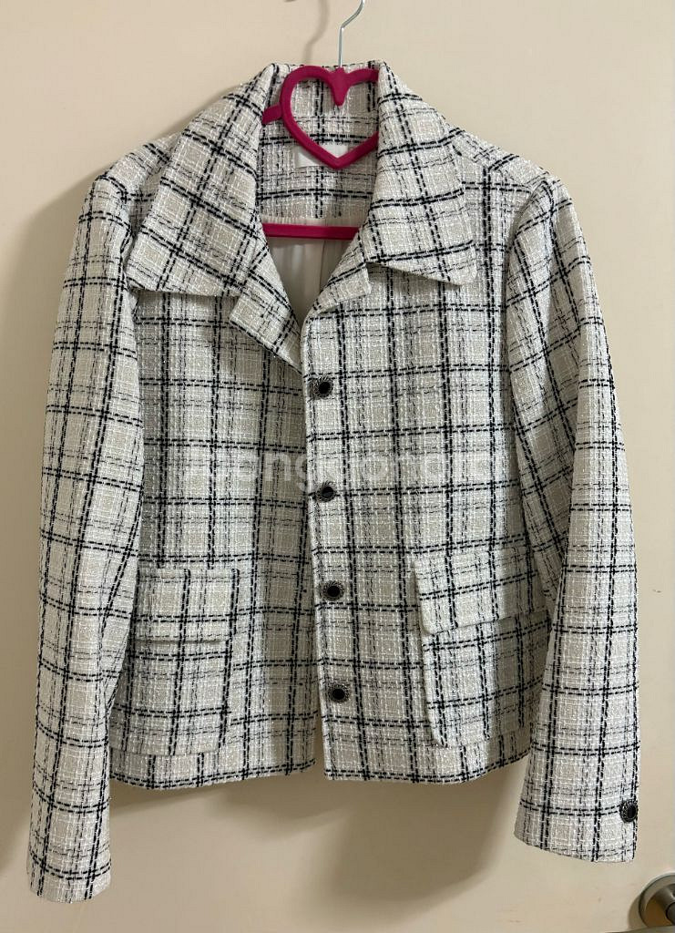 민먼데이 트위드 자켓--0